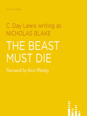 The Beast Must Die - Audiobook